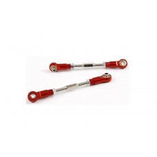 CNC Steering Turnbuckle Set - RED | Rovan Sports